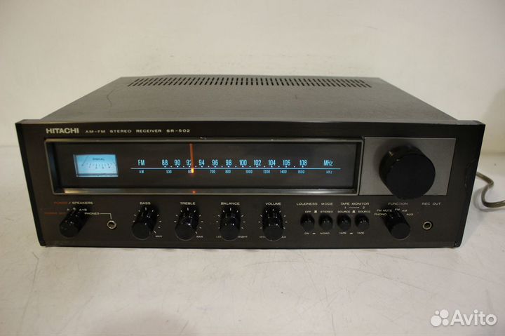 Hitachi SR-502 Стерео Ресивер пр-ва Япония 1975г
