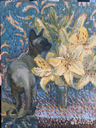 Картина натюрморт цветы