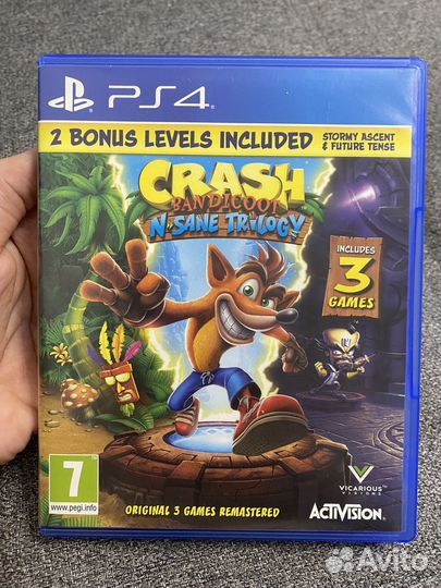 Crash bandicoot n sane trilogy ps4