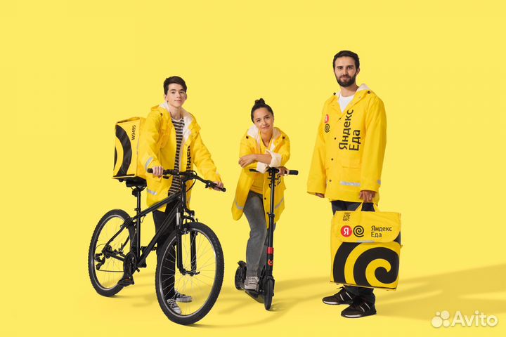 Курьер партнёра сервиса Яндекс Еда, оплата в день