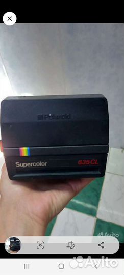 Фотоаппарат СССР zenit-E и polaroid 635CL