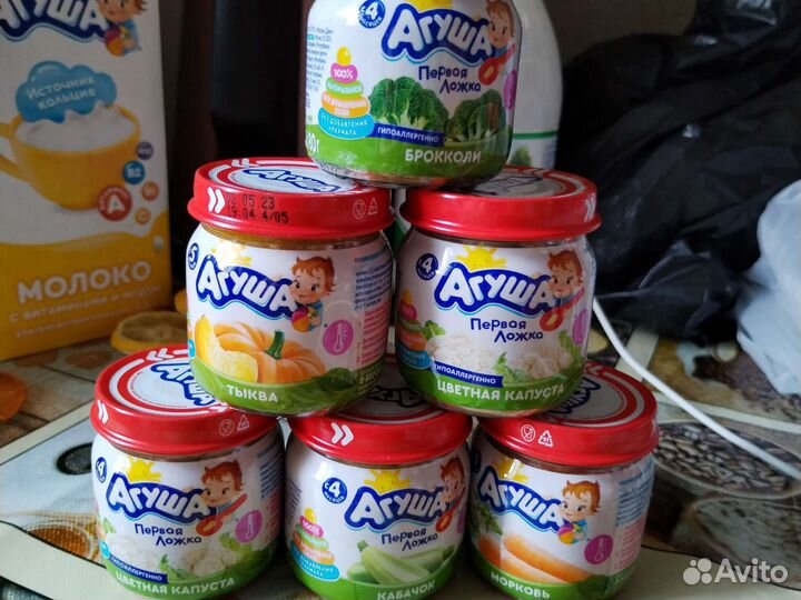 Овощное пюре агуша