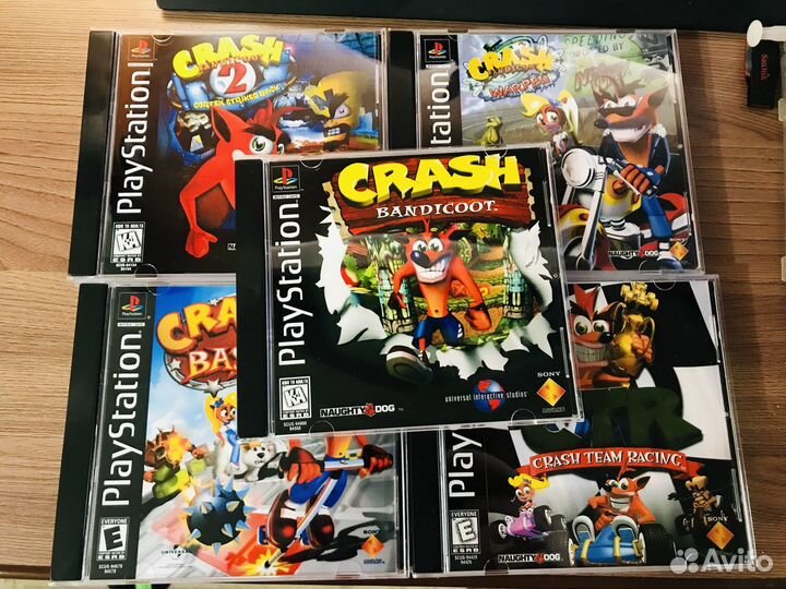 Crash Bandicoot Trilogy PlayStation 1 PS1