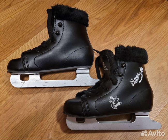 Коньки детские с двумя лезвиями р.31