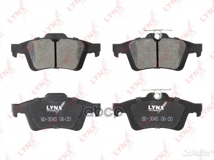 Колодки тормозные дисковые зад BD3045 lynxauto