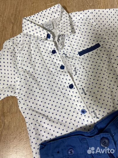 Рубашка и брюки 86-92