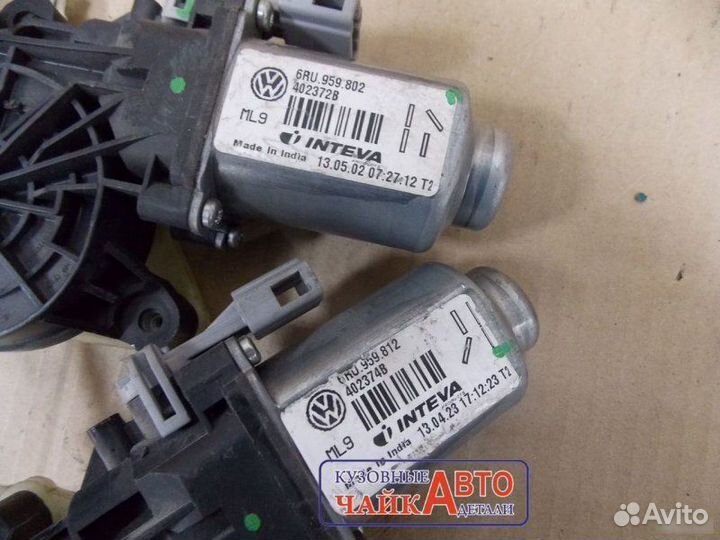 Стеклоподъемник задний левый Volkswagen Polo 5