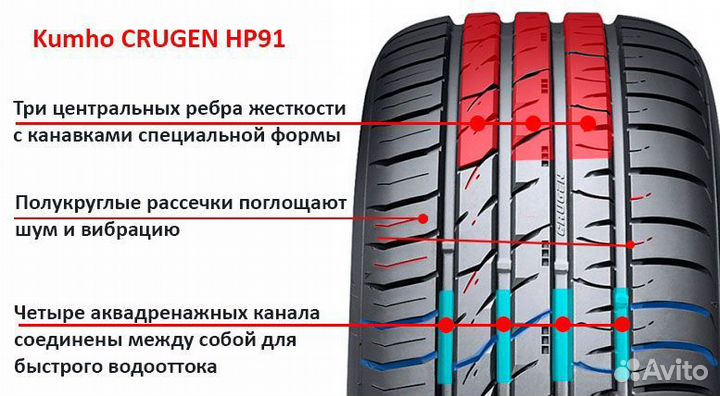 Kumho Crugen HP91 275/50 R20 109W