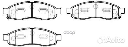 Колодки тормозные дисковые nissan: Titan 04, A