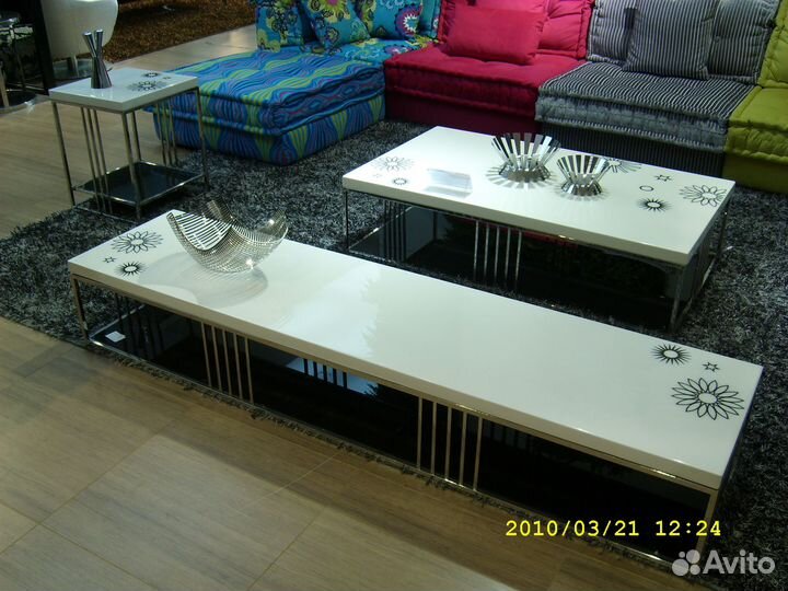 Консольный столик белый