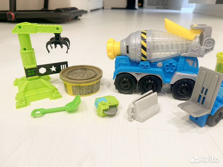 Play doh кран и play doh бетономешалка