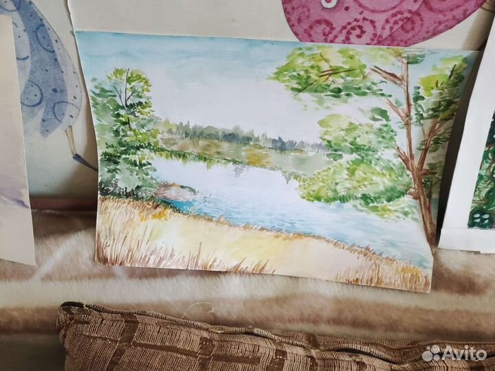 Рисунки гуаш масло