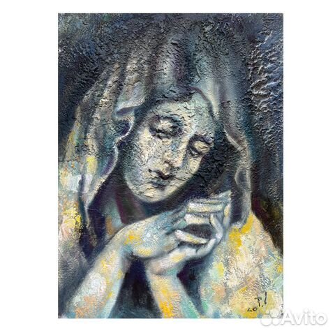 Картина маслом, текстура, 30/40 см