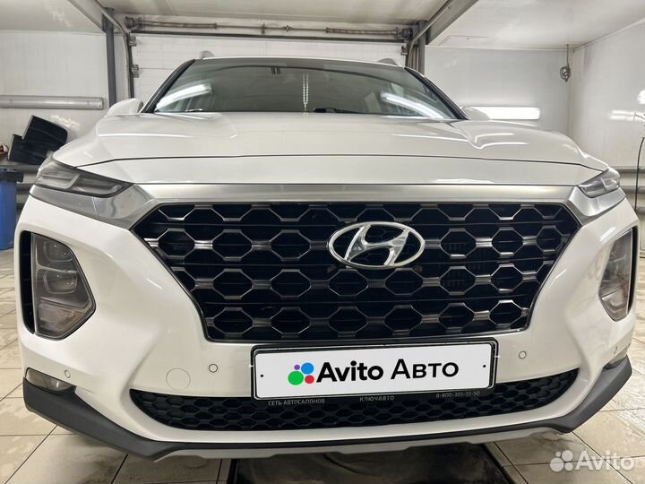 Hyundai Santa Fe 2.2 AT, 2019, 99 000 км