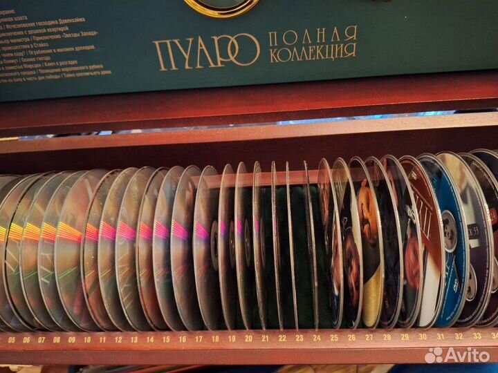Пуаро. Коллекция (40 DVD) в деревянном футляре
