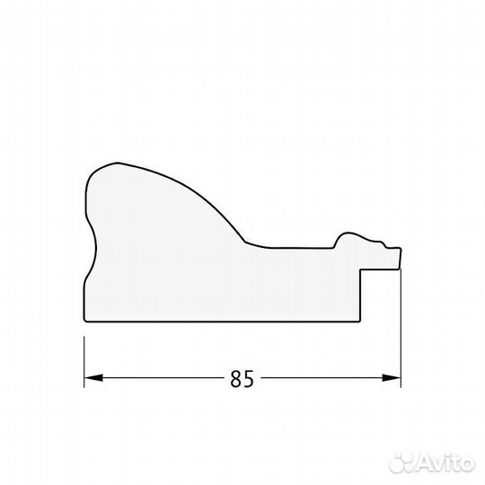 Зеркало Evoform Exclusive 85х55 BY 3410 с фацетом