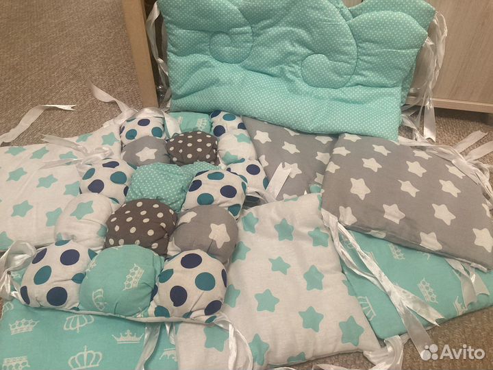 Бортики в детскую кроватку