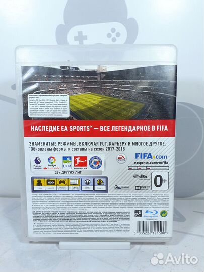 Диск для PS3 FIFA 18 б/у с гарантией