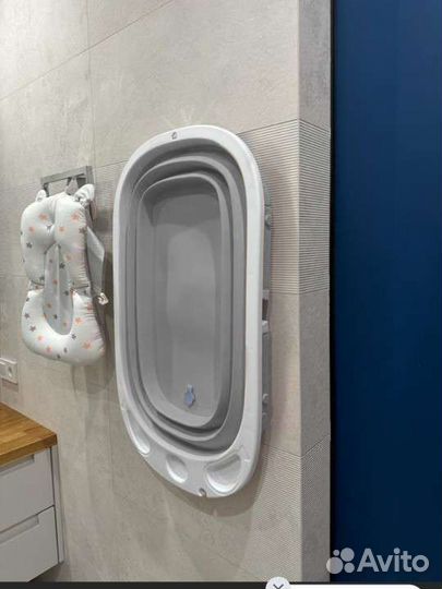 Складная ванночка с гамачком, новая