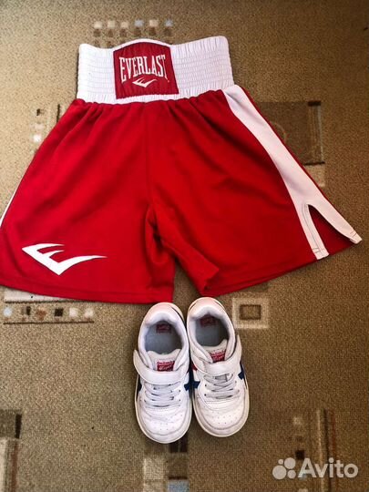 Шорты и кроссовки для бокса от 4 до 6 лет
