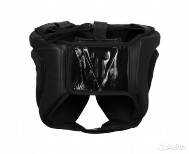 Боксерский шлем title Black