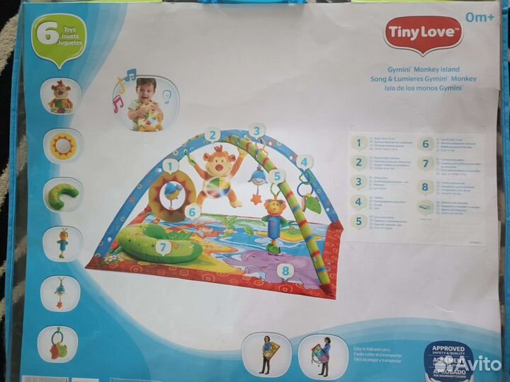 Развивающий коврик tiny love