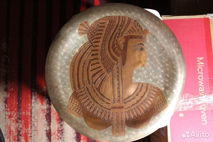 Настенная тарелка. Египет. Латунь