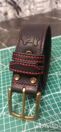 Мужской кожаный ремень
