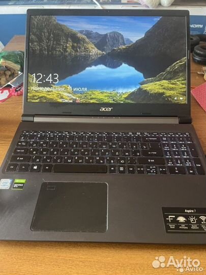 Ноутбук acer aspire 7