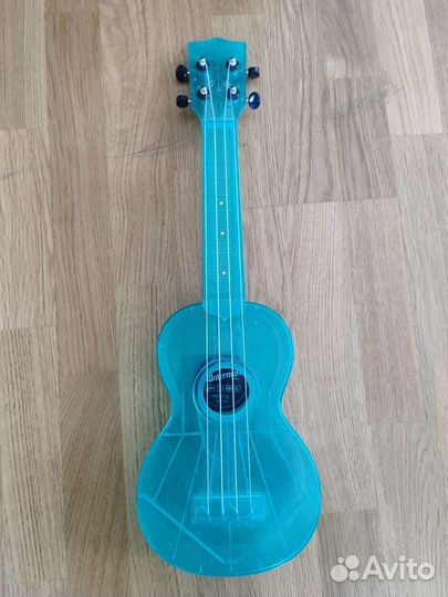 Укулеле Waterman голубая, с чехлом