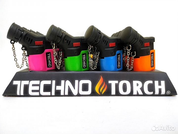 Газовая турбо зажигалка mini neons 30 мл