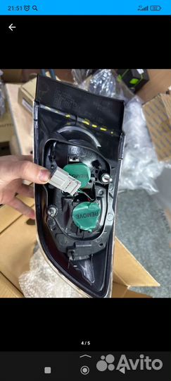 Фонарь задний mazda 3 bk седан