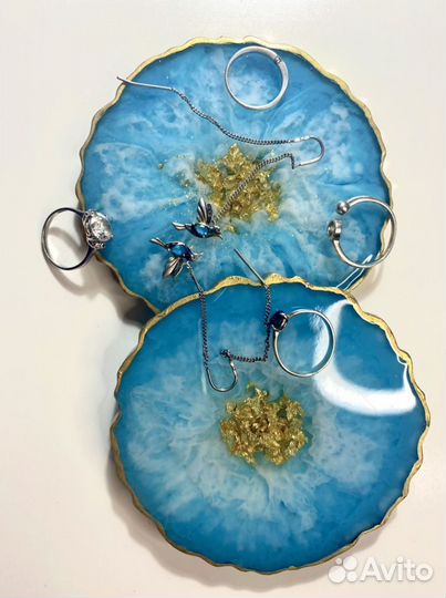 Подстаканники из эпоксидной смолы