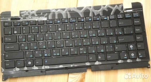 Клавиатура Asus UL20 1201 1225 черная с корпусом