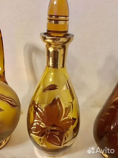 Графин штоф стопки Богемия