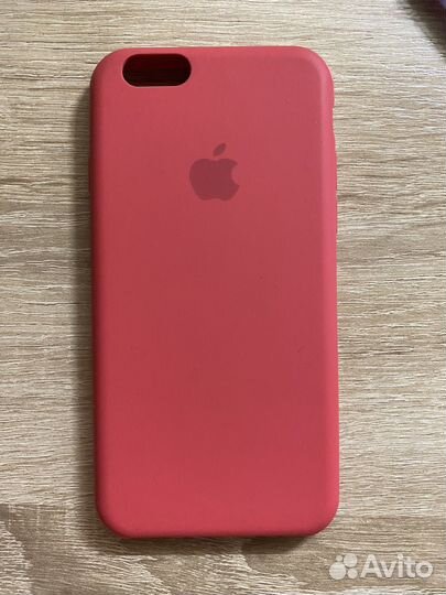 Чехол на iPhone 6s оригинал, красный
