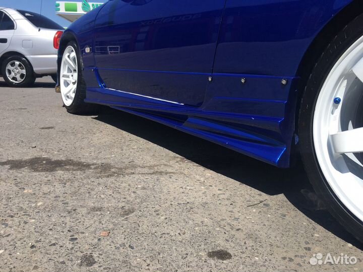 Передний бампер и пороги Silvia S15 bomex