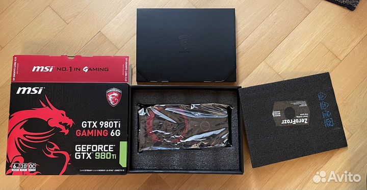 Видеокарта MSI gtx 980Ti gaming 6gb