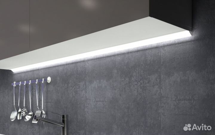 Светодиодный профиль, угловой, комплект 2 метра