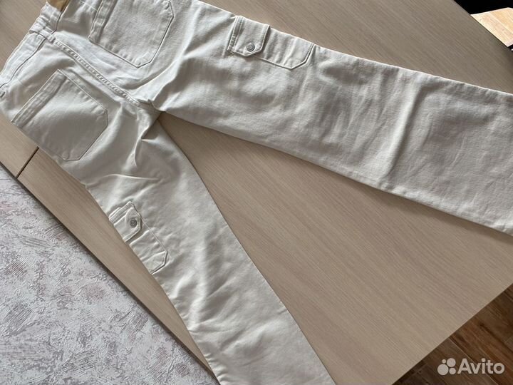 Джинсы белые для девочки