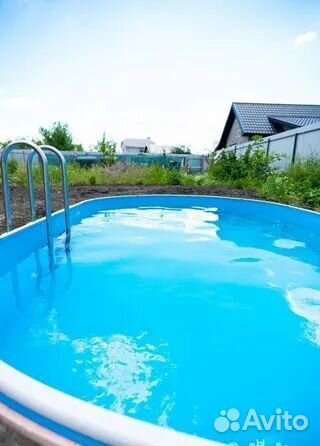 Чаша овальных бассейнов Лагуна Larimar Azuro 0.4