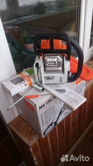 Бензопила, шина штиль мс 180 новая