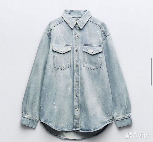 Джинсовая куртка zara