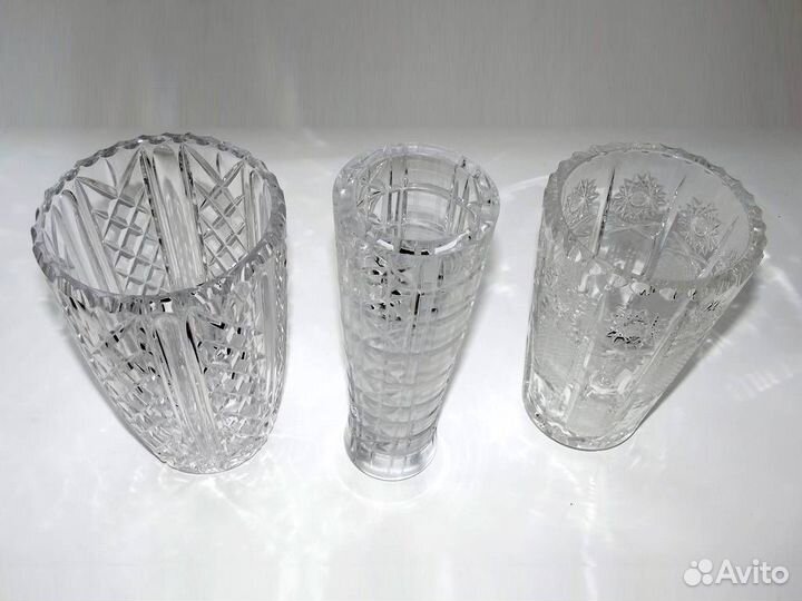 Салатницы и вазы из хрусталя и стекла