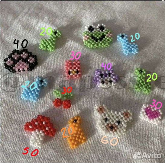 Фигурки из бисера