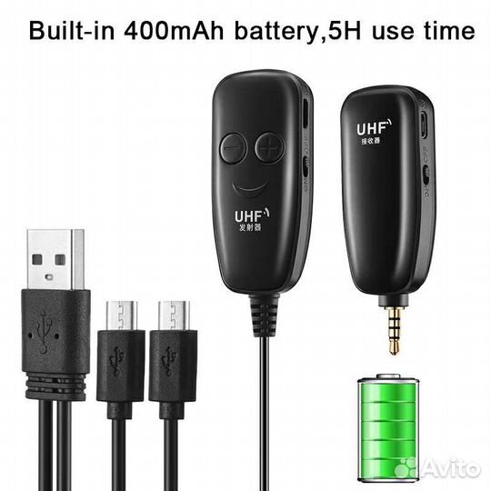 Микрофон UHF X016 беспроводной