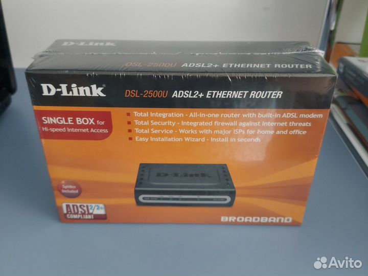 Маршрутизатор D-link adsl2+ DSL-2500u