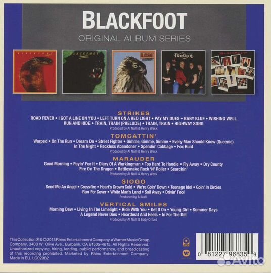 Blackfoot - Original Album Series (5 CD)