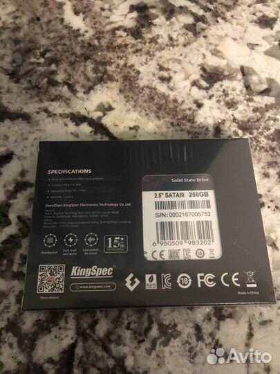 Ssd диск 256gb Kingspec P3-256