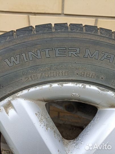 Колёса Dunlop Winter Maxx SJ8 215/65 R16